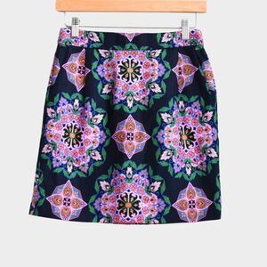 J.CREW Women's Mandala Print Mini Skirt Size 00